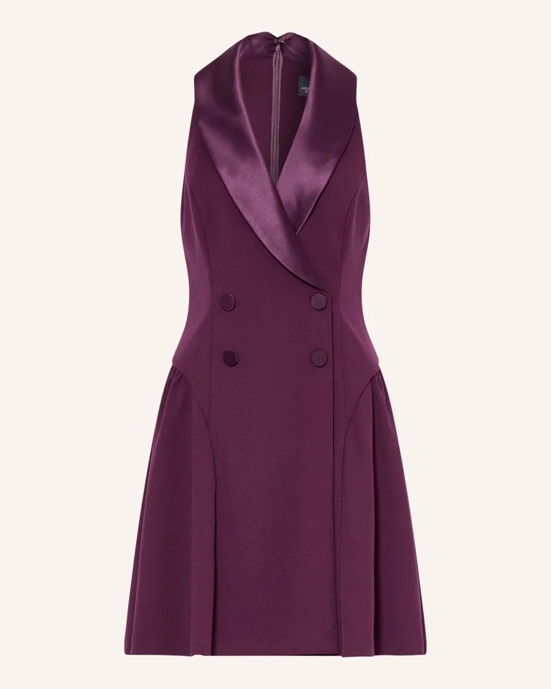 Adrianna Papell Cocktailkleid rot Dunkellila