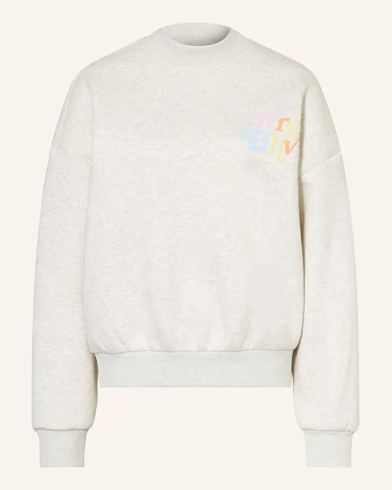 WRSTBHVR Oversized-Sweatshirt Reed grau Hellgrau