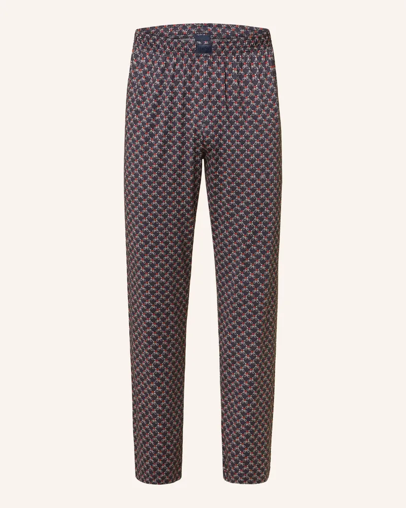 Mey Schlafhose Serie Mey × Loriot blau Dunkelblau