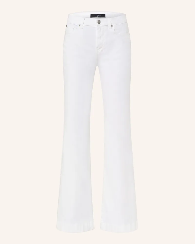 7 for all mankind Flared Jeans DOJO TAILORLESS Weiss
