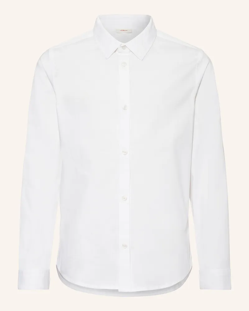 S.Oliver Hemd weiss 0100