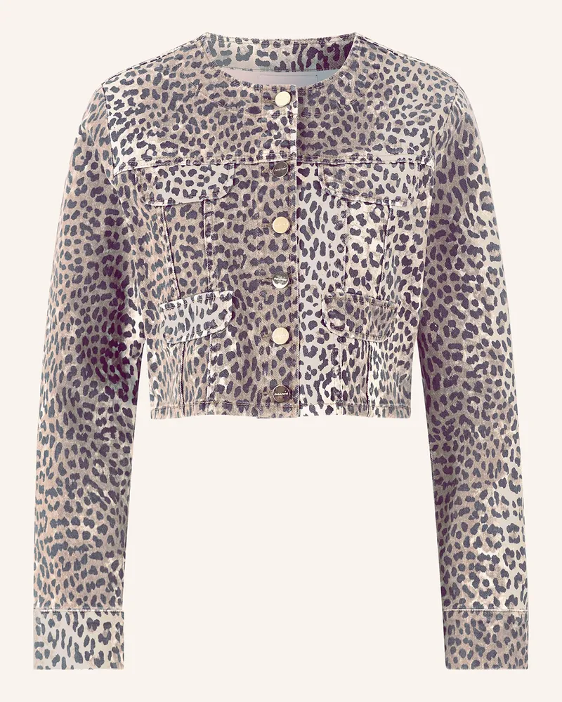 Rich&Royal Cropped-Jacke Hellbraun