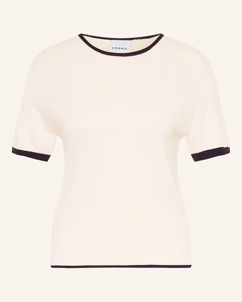 COMMA Strickshirt weiss Ecru