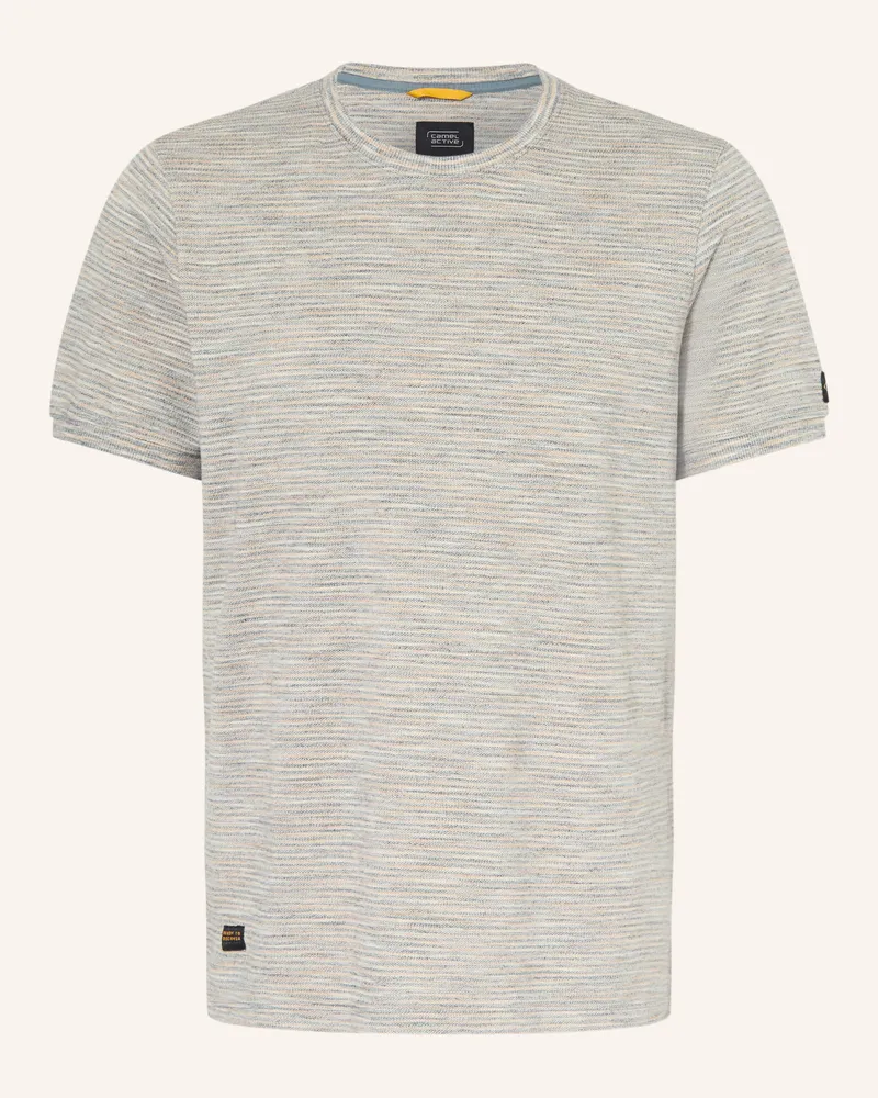 Camel Active T-Shirt blau Grau