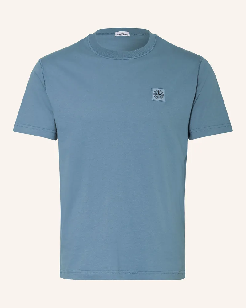 Stone Island T-Shirt blau Blaugrau
