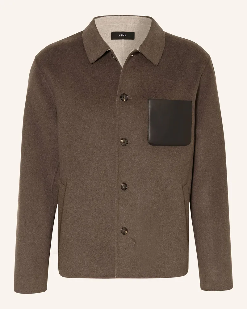 Arma Overjacket Navid braun Dunkelbraun