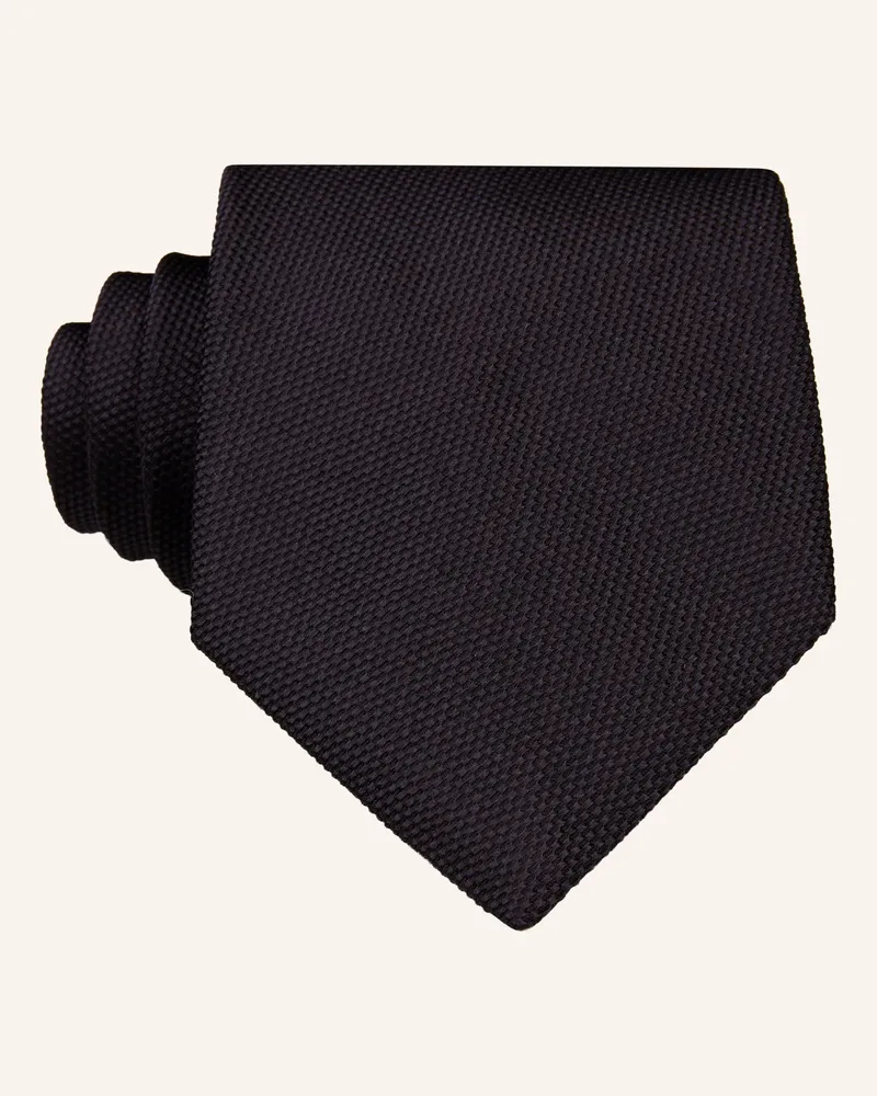 HUGO BOSS Krawatte blau Dunkelblau