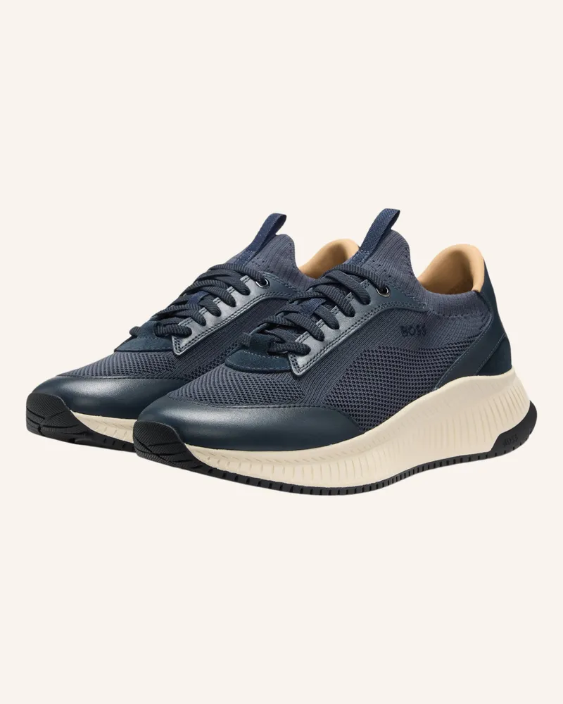 HUGO BOSS Casual Slipper TTNM EVO_SLON_KNBULT Dunkelblau