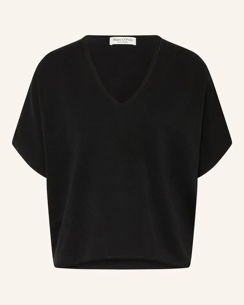 Marc O'Polo Strickshirt schwarz Schwarz