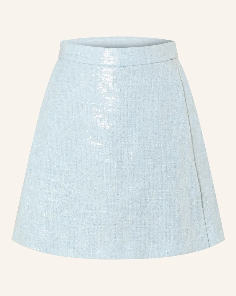 Riani Rock Mit Pailletten blau Hellblau