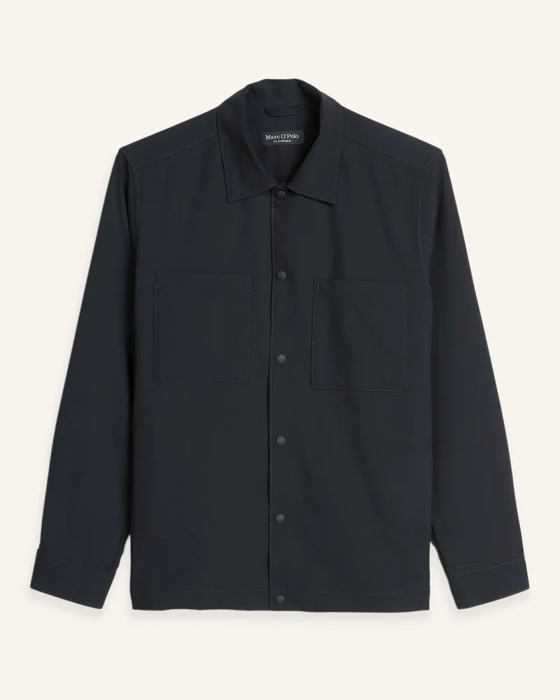 Marc O'Polo Overshirt blau Dunkelblau