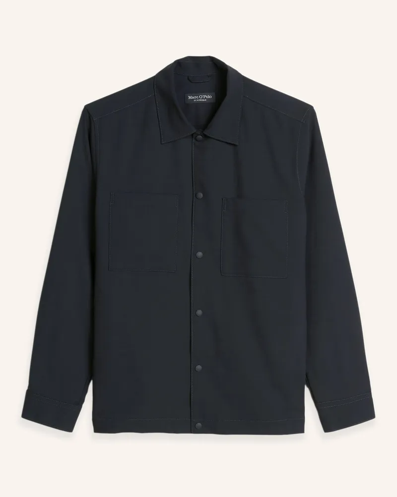 Marc O'Polo Overshirt blau Dunkelblau