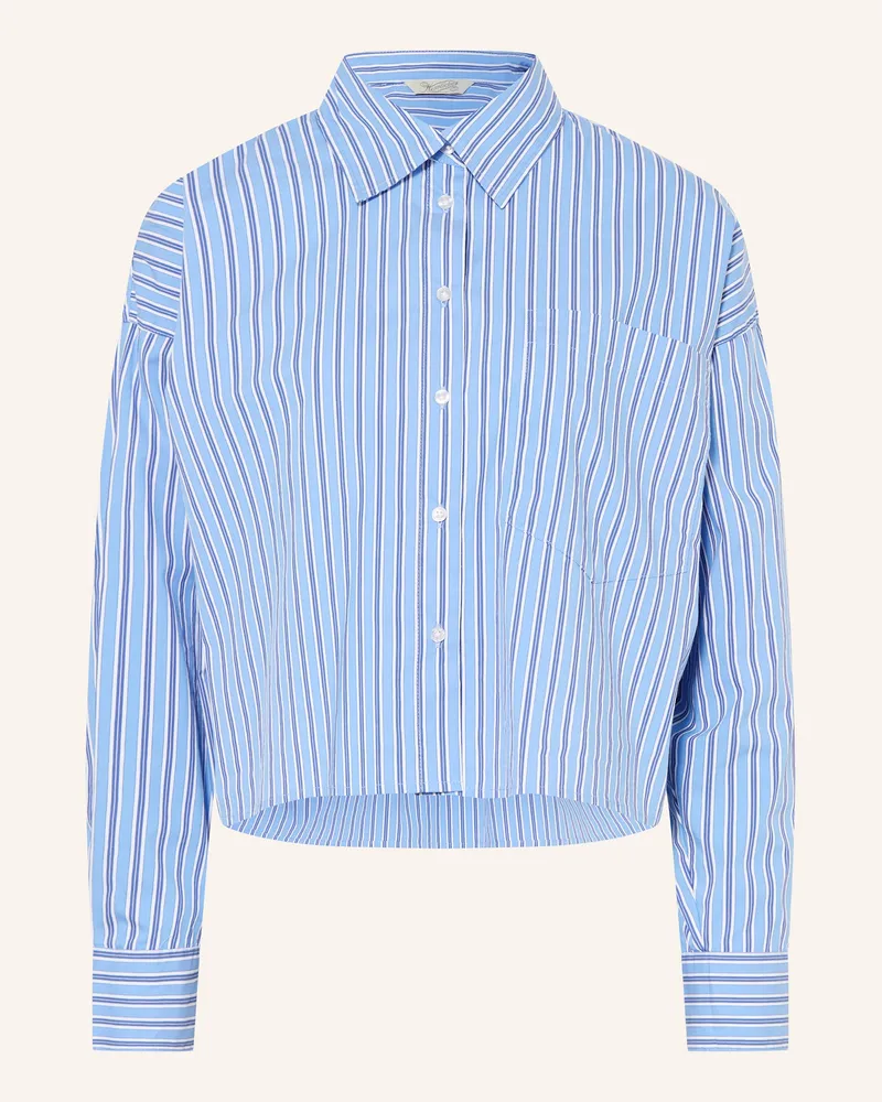 Herrlicher Hemdbluse PERLINA Hellblau