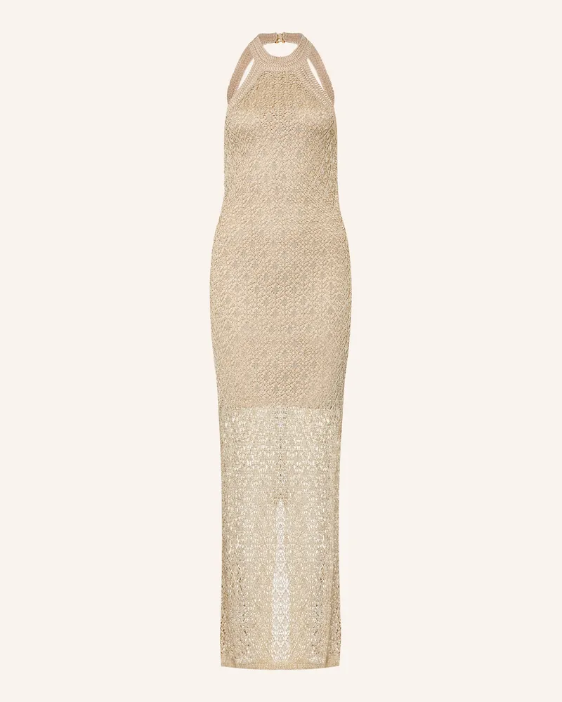 Guess Strickkleid Serina Mit Glitzergarn beige Gold