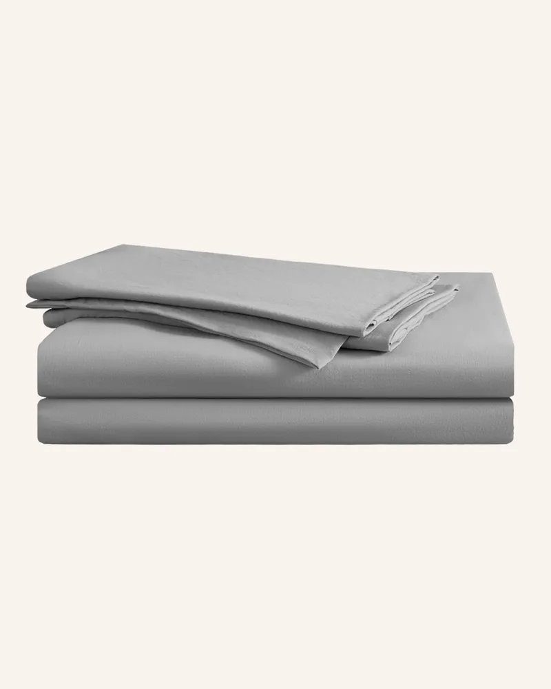 ROYFORT Bettwäsche-Set Baumwolle-Cashmere grau Hellgrau