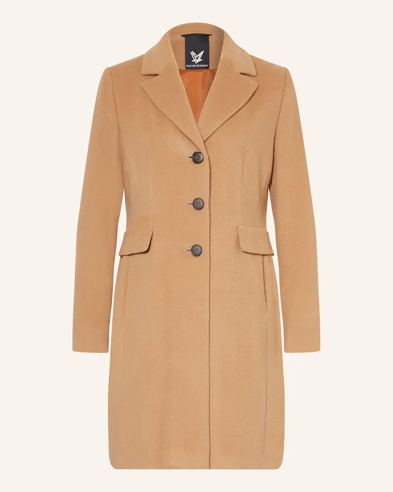 Fuchs Schmitt Wollmantel Camel