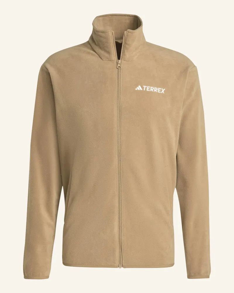 adidas Fleecejacke TERREX MULTI ESSENTIALS FULL ZIP Braun