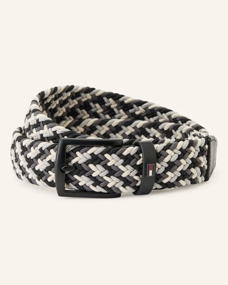 Tommy Hilfiger Flechtgürtel schwarz Schwarz