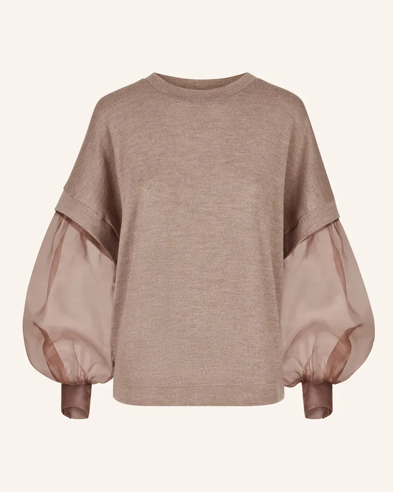 Helene Galwas Rundhalsausschnitt Pullover Lea braun Braun