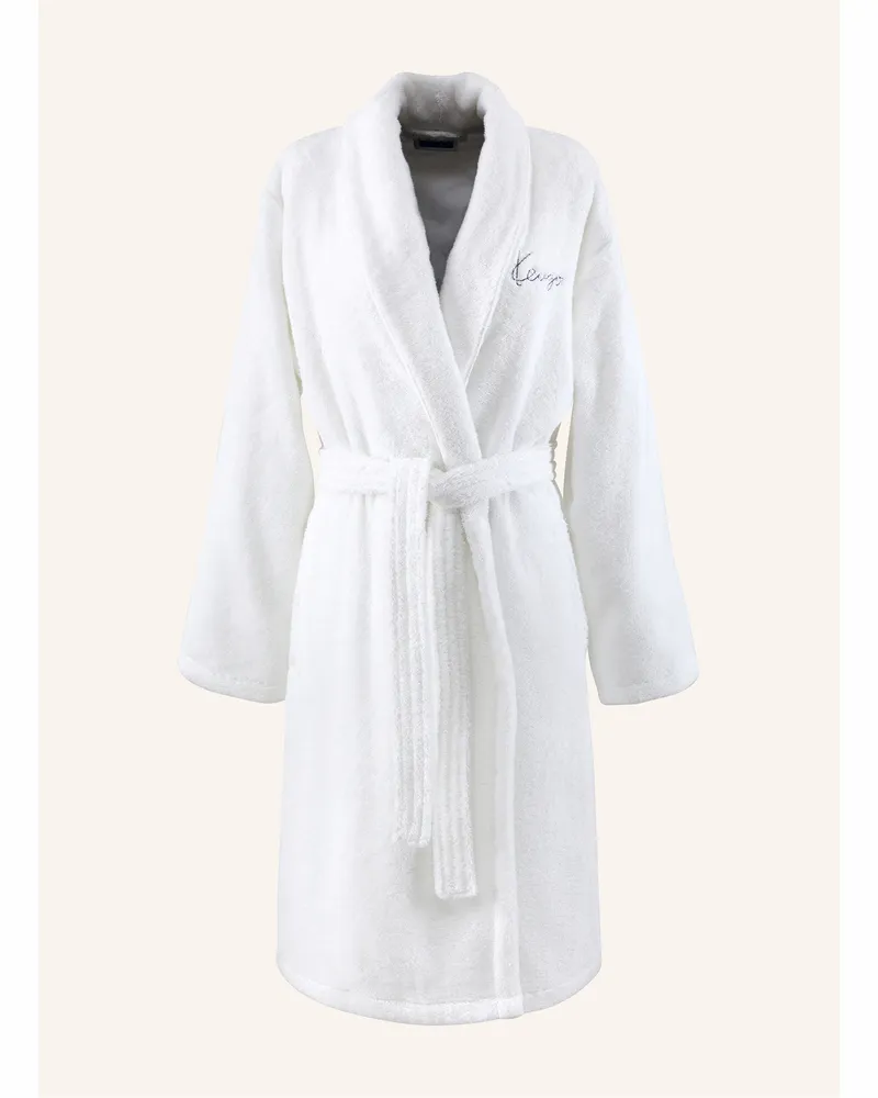 Kenzo Bademantel KASTRAL Weiss