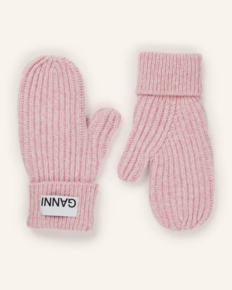 Ganni Handschuhe rosa Rosa