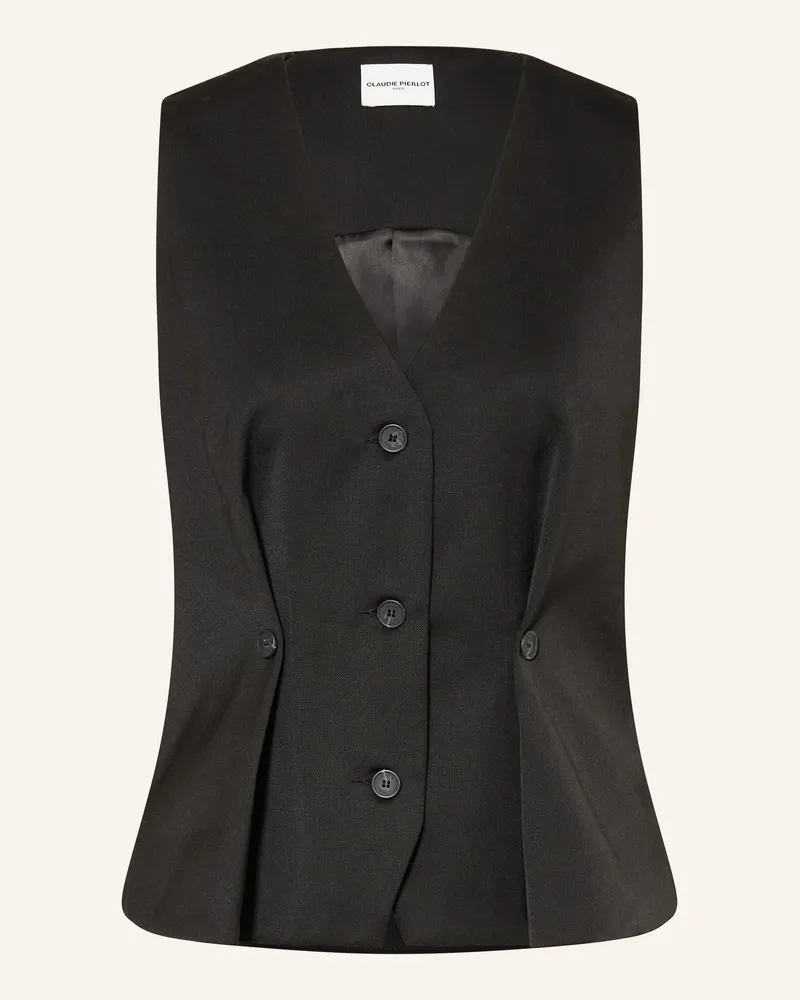 Claudie Pierlot Blazerweste schwarz Schwarz