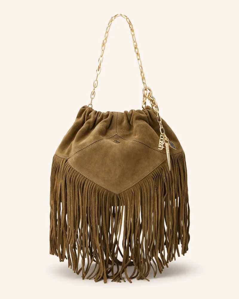ba&sh Umhängetasche JUNE Khaki