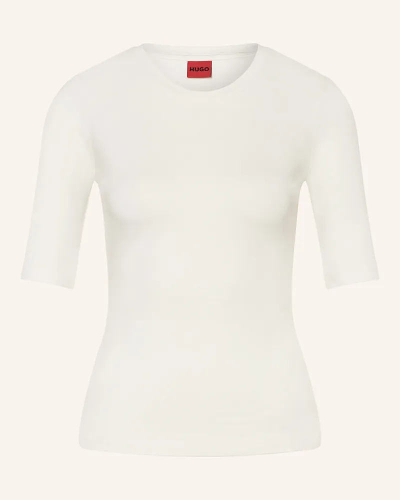 HUGO BOSS T-Shirt Darnelia weiss Creme