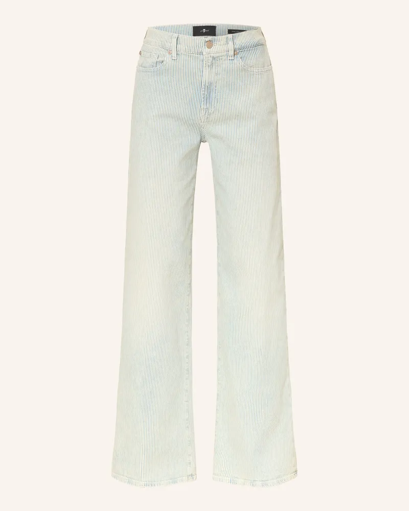 7 for all mankind Wide Leg Jeans Lotta blau 3o4