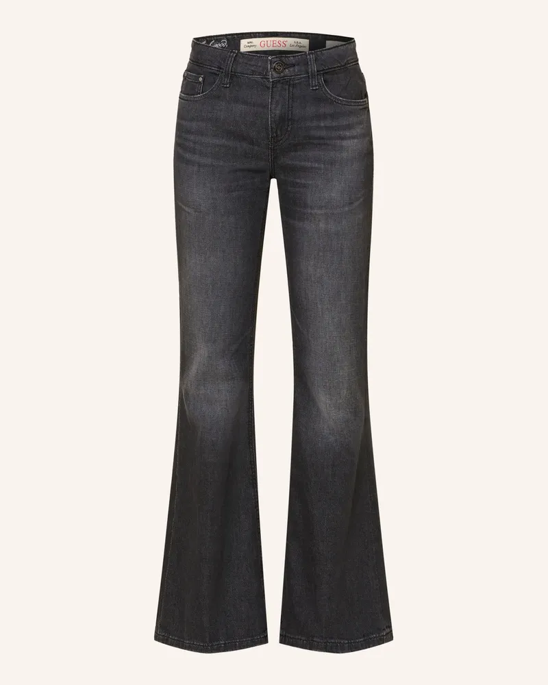 Guess Flared Jeans Beverly schwarz Rlfk