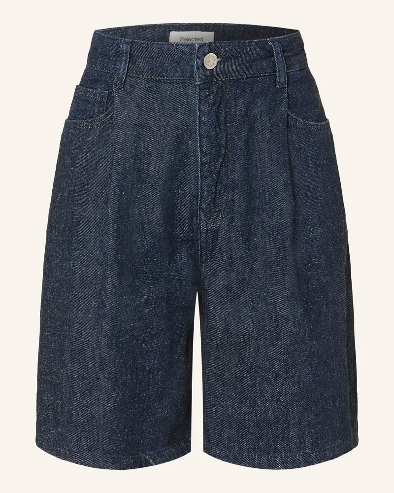 Selected Jeansshorts blau Dark