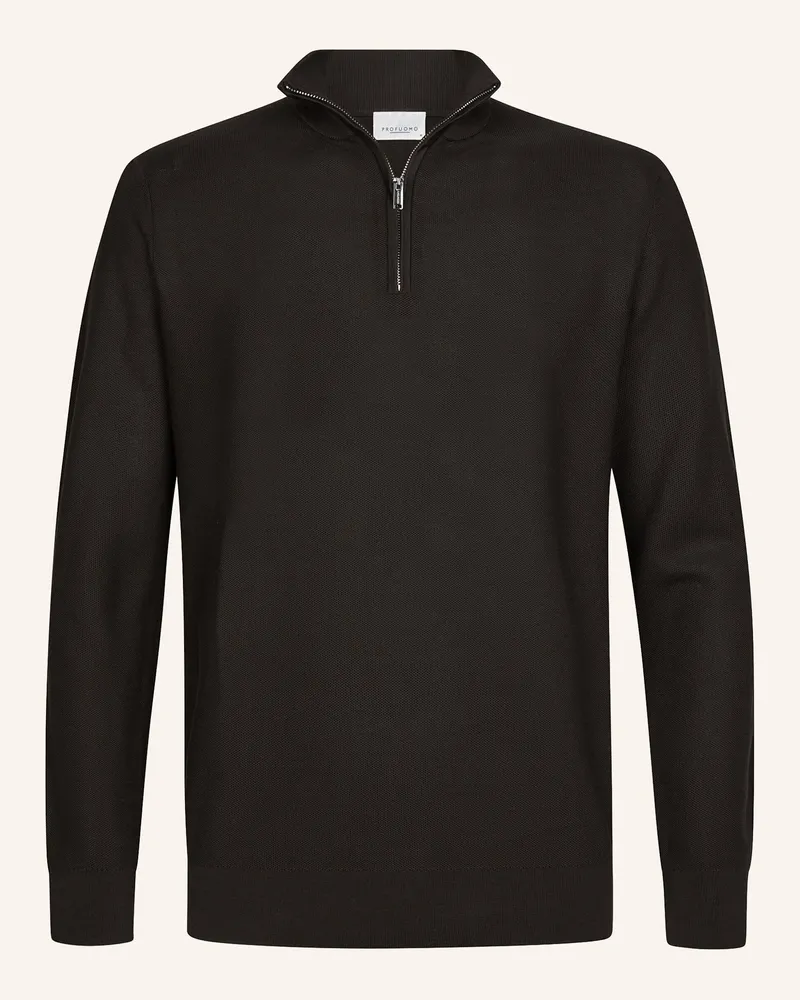Profuomo Pullover braun Dunkelbraun