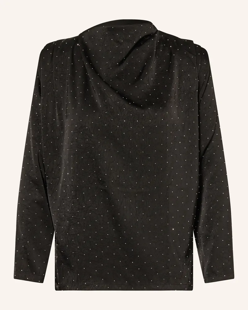 ba&sh Blusenshirt DEBRA mit Schmucksteinen Schwarz