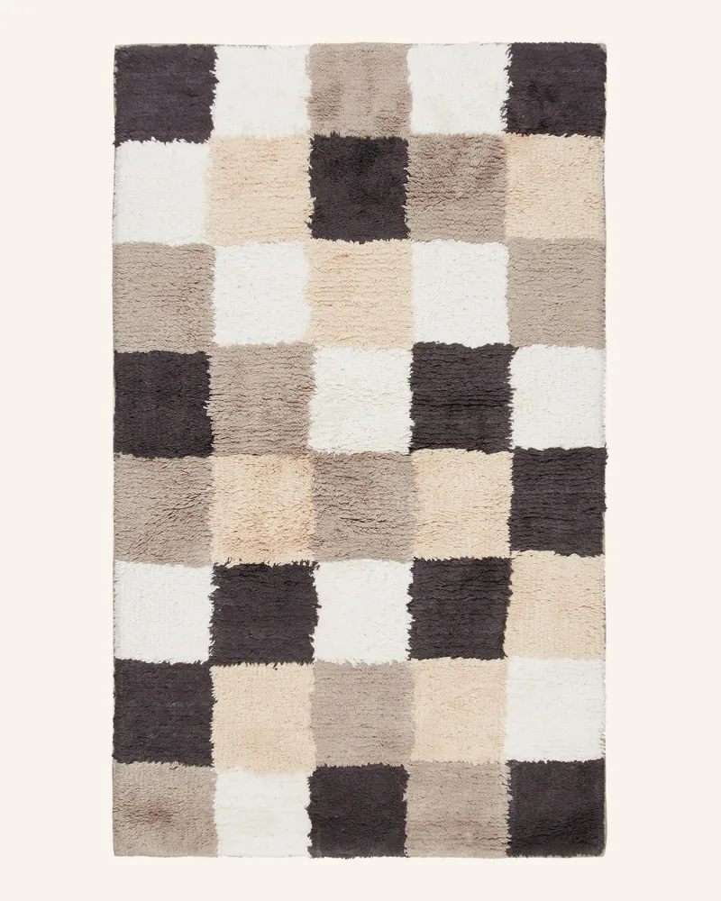 Cawö Badematte beige Schwarz
