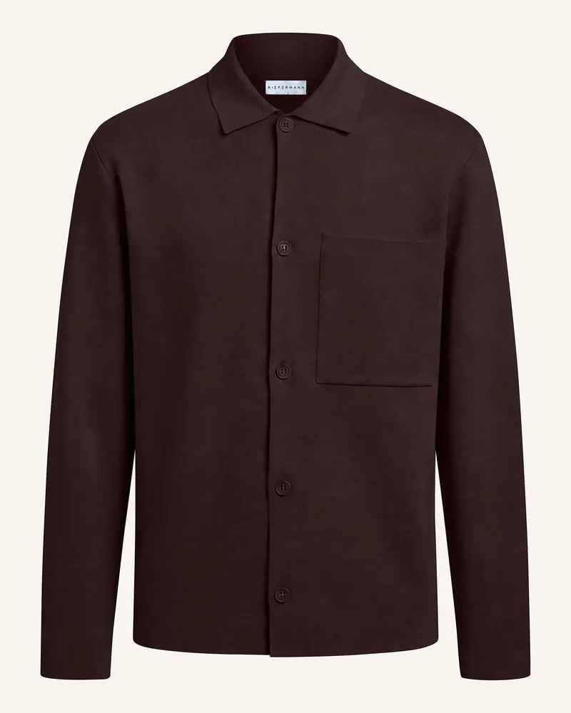 KIEFERMANN Kiefermann Kompakte Strickjacke Aus Merinowolle Clemenso braun Dunkelbraun
