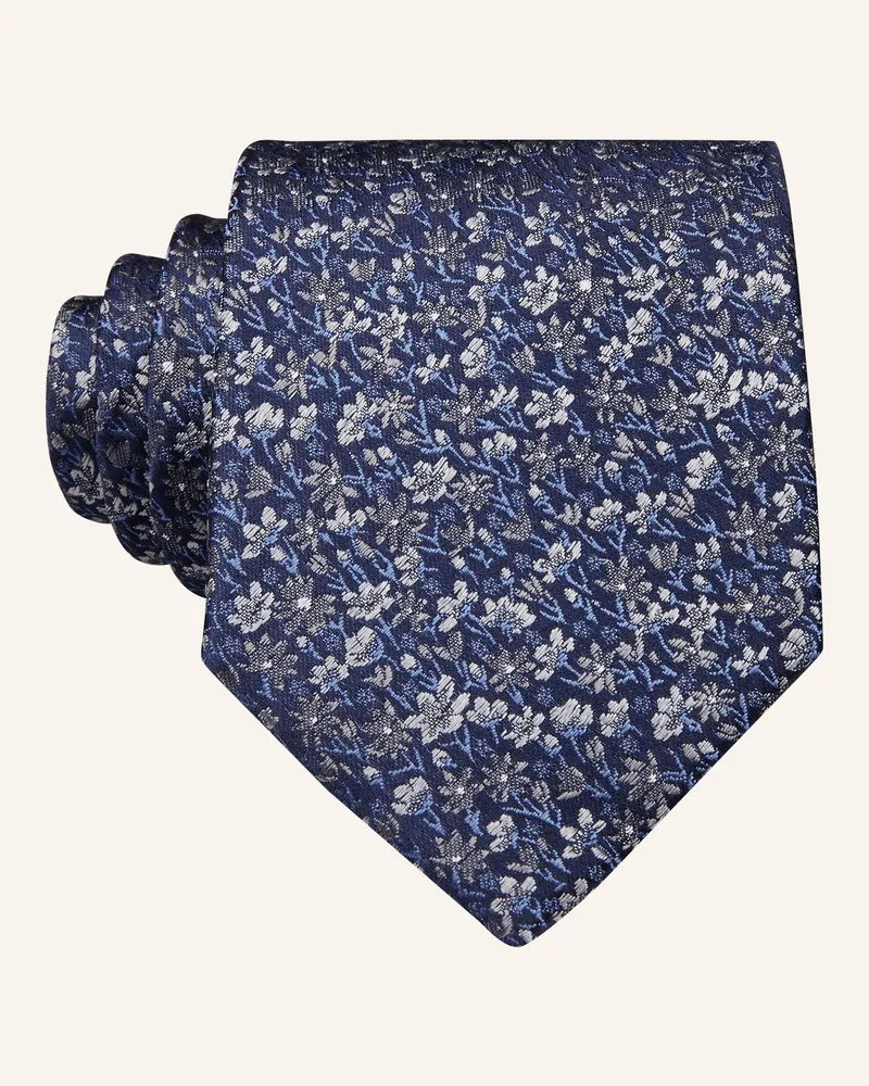 paul Krawatte grau Dunkelblau