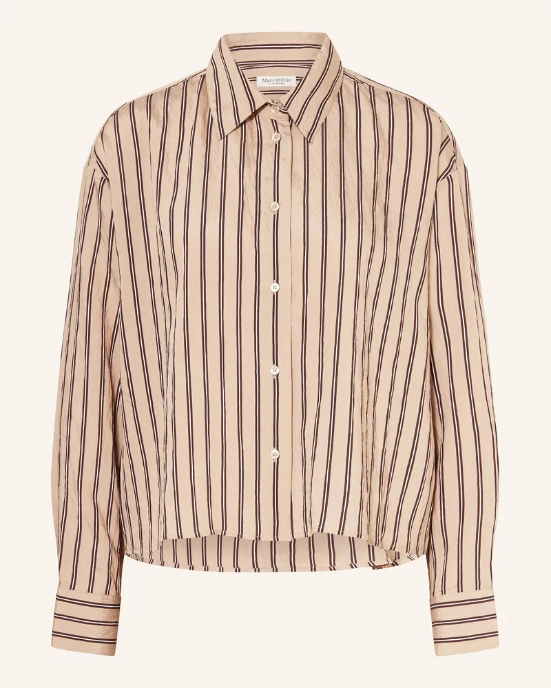 Marc O'Polo Hemdbluse Hellbraun