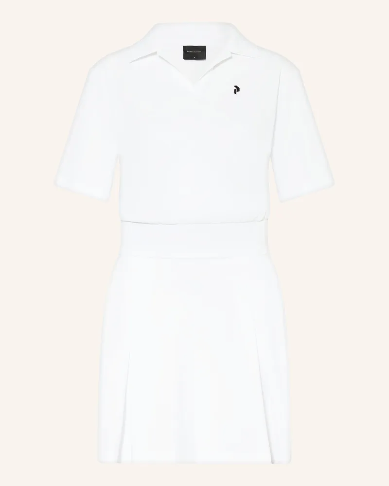 Peak Performance Jersey-Polokleid Weiss