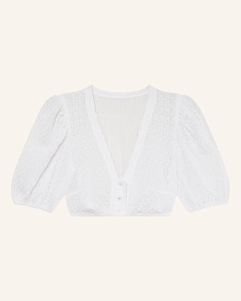 WALDORFF Dirndlbluse weiss Weiss
