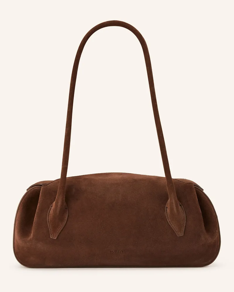 YUZEFI Schultertasche OYSTER Dunkelbraun