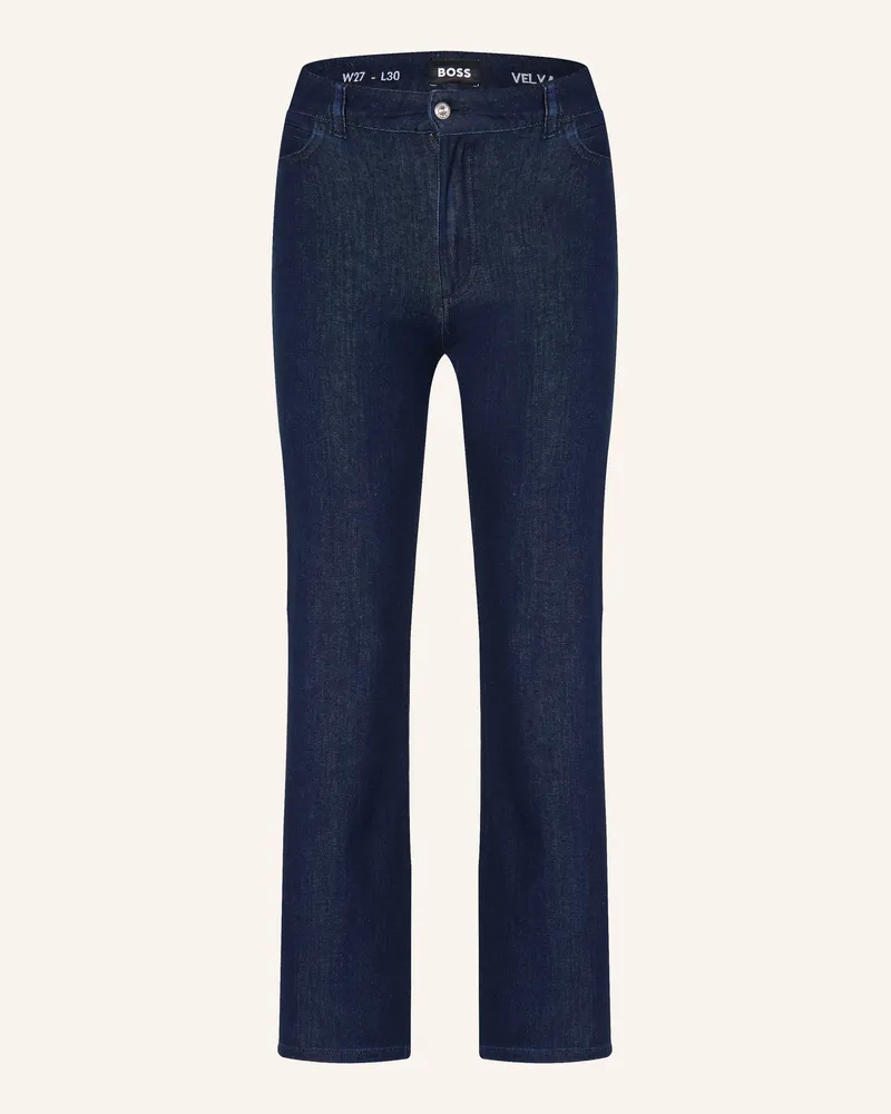 HUGO BOSS Flared Jeans Kick Flare blau 404