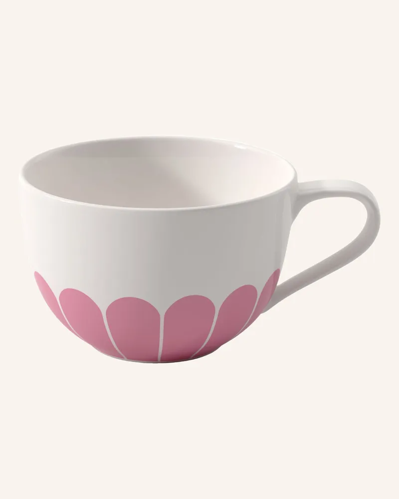Villeroy & Boch Cappuccino-Tasse Fleur Cassis pink Pink