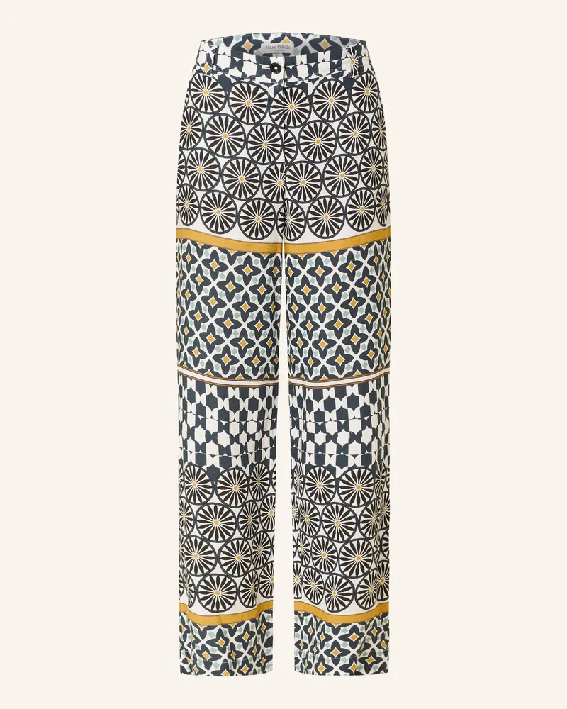Marc O'Polo Marlenehose aus Leinen Schwarz