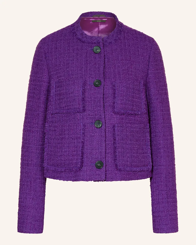 windsor. Tweed-Blazer DS490 Lila