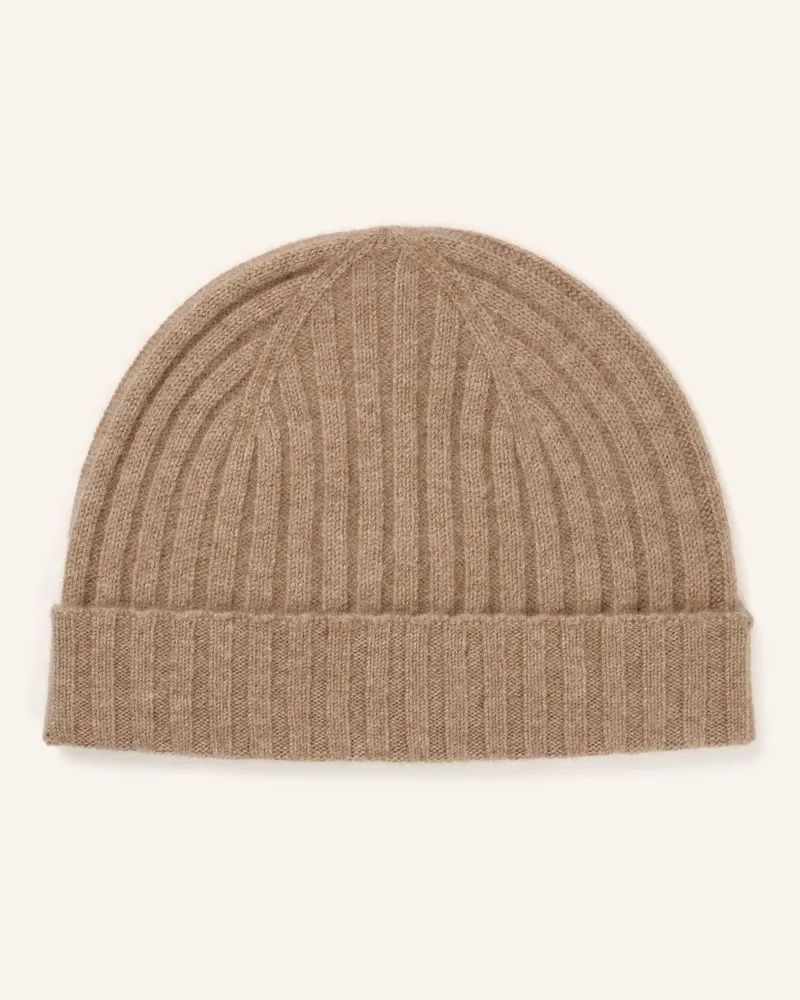 Strokesman's Cashmere-Mütze beige Beige