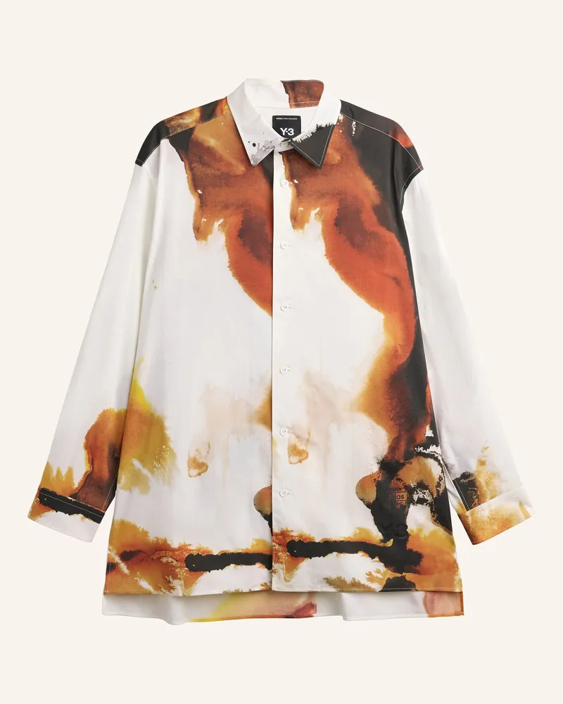 Y-3 Y-3 Aop Hemd weiss Weiss