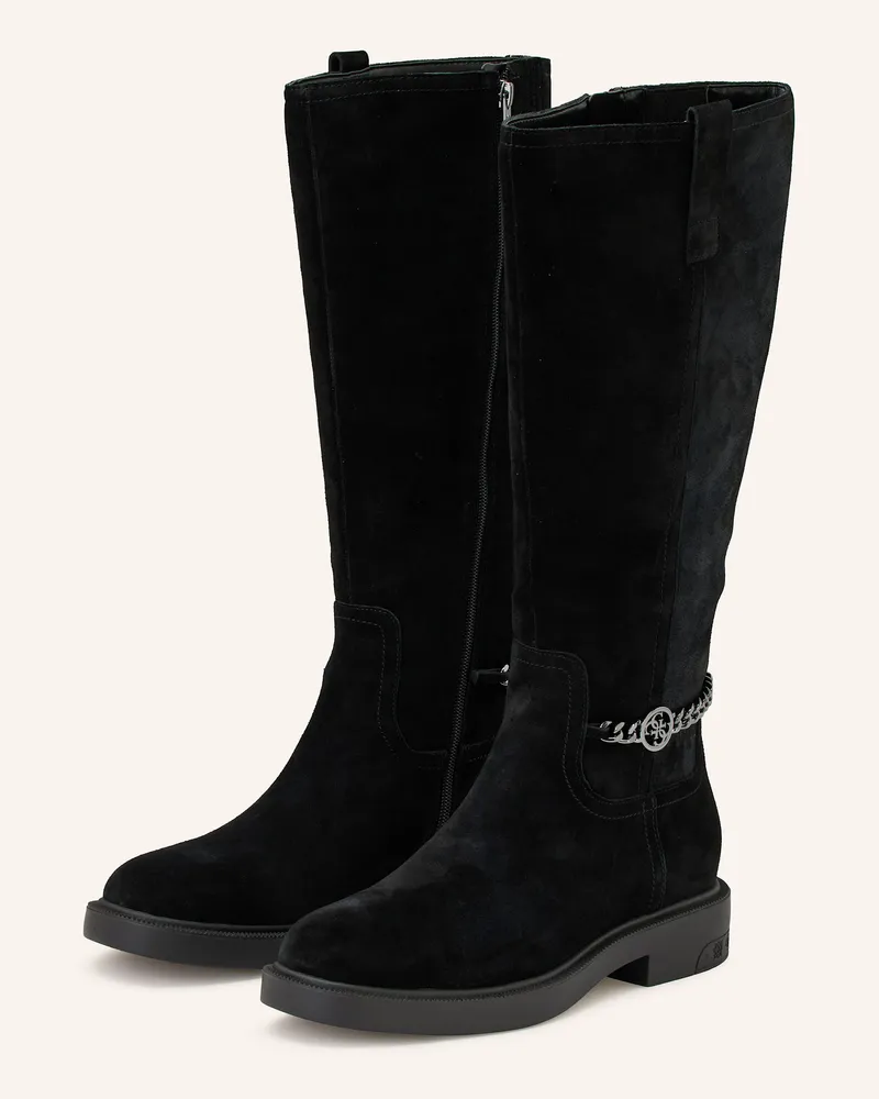 Guess Stiefel FYONAL2 Schwarz