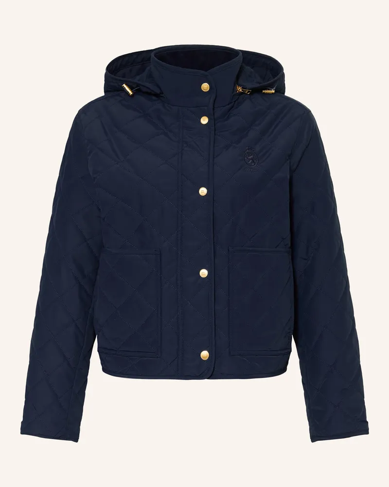 Tommy Hilfiger Steppjacke Mit Abnehmbarer Kapuze blau Dunkelblau