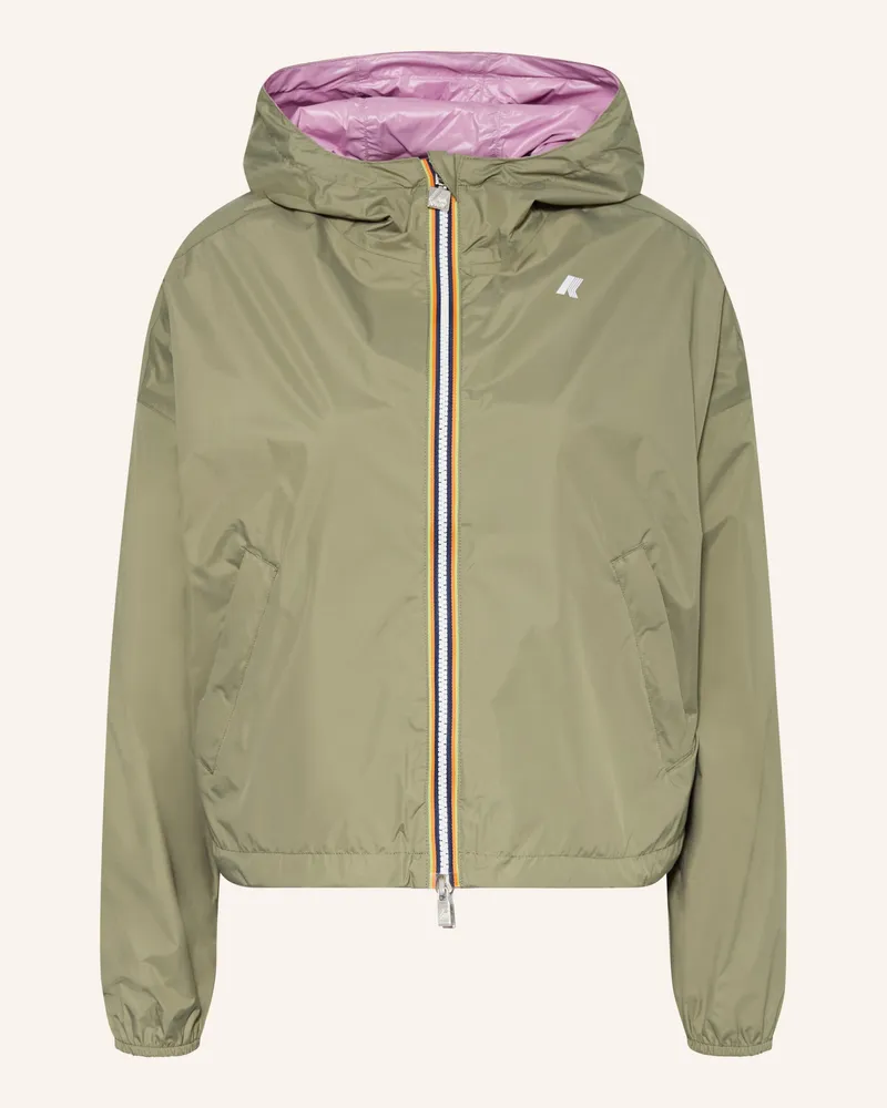 K-Way Jacke Laurette Zum Wenden gruen Grün