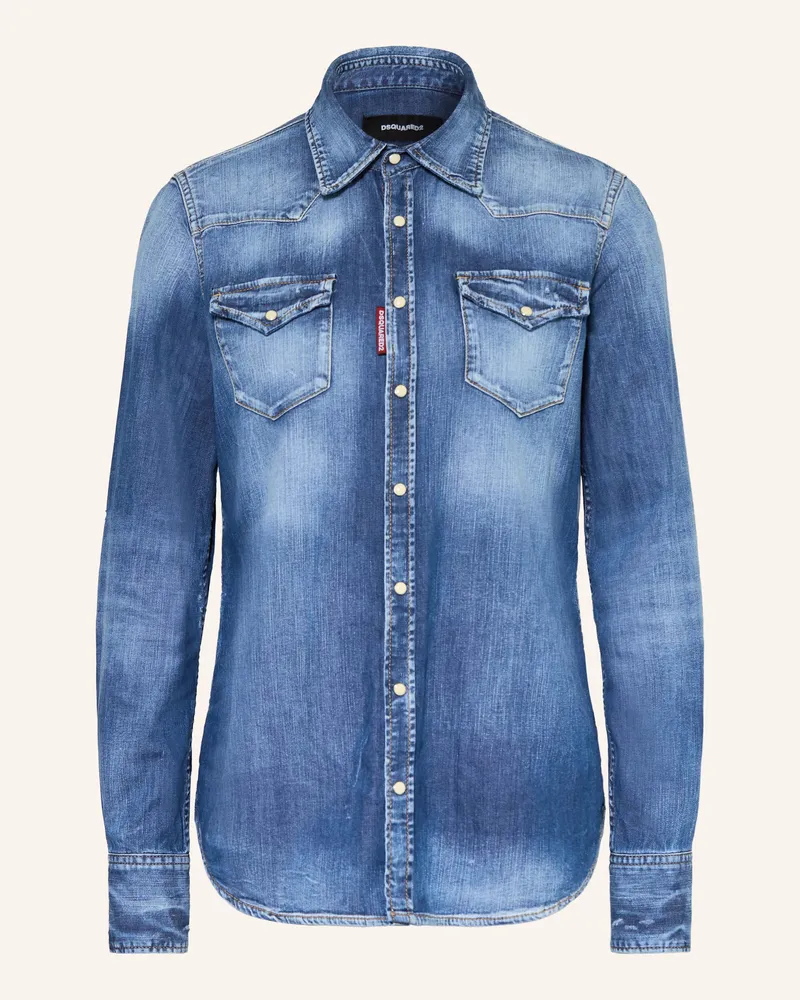 Dsquared2 Jeansbluse blau Blau